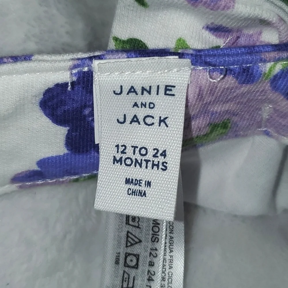 Janie & Jack Floral Visor Size 12-24 months